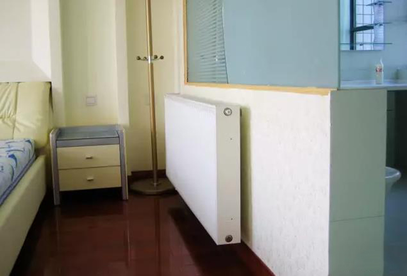 装修完成之后的散热片施工效果图