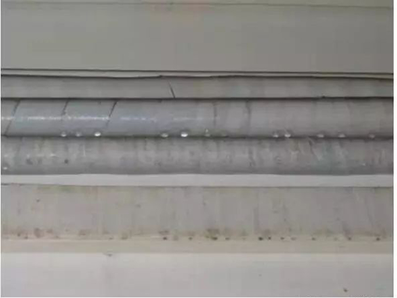 长沙中央空调不规范的安装效果图