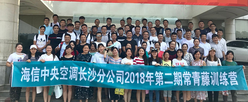 长沙海信中央空调常青藤训练图