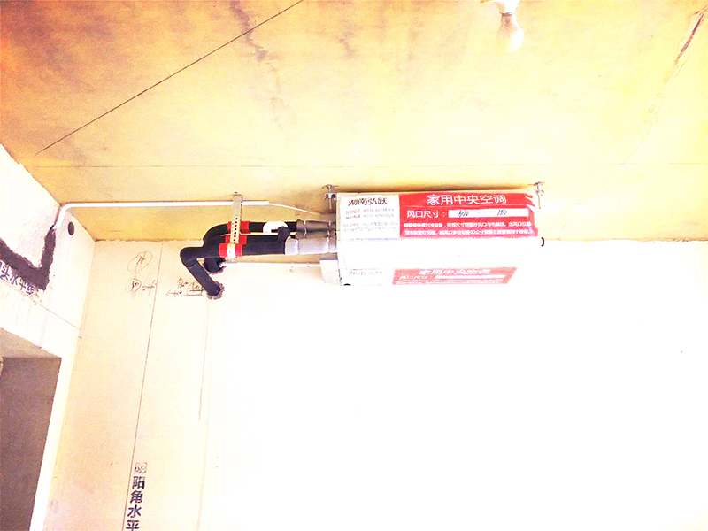 长沙梅溪湖中央空调施工案例图
