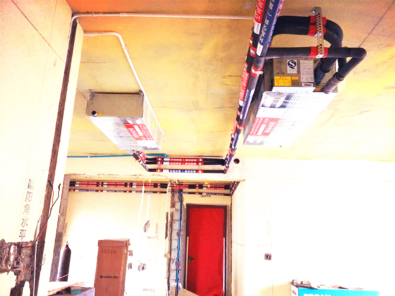 长沙梅溪湖中央空调施工案例图