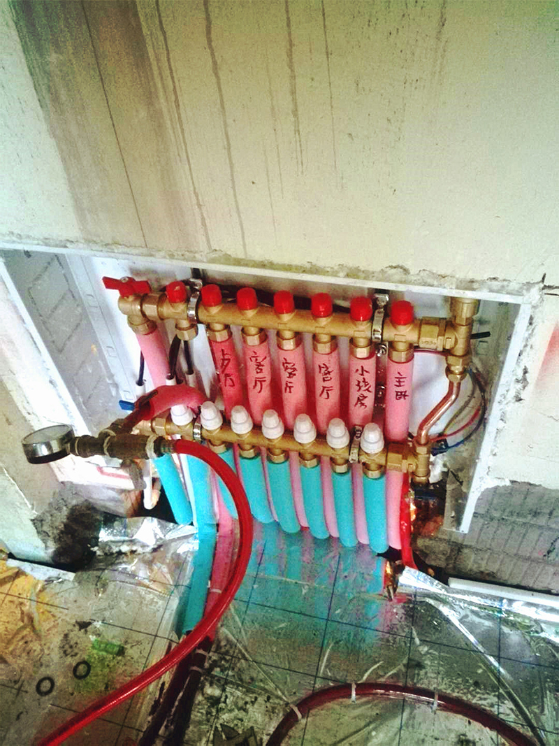 长沙云顶梅溪湖采暖施工案例图