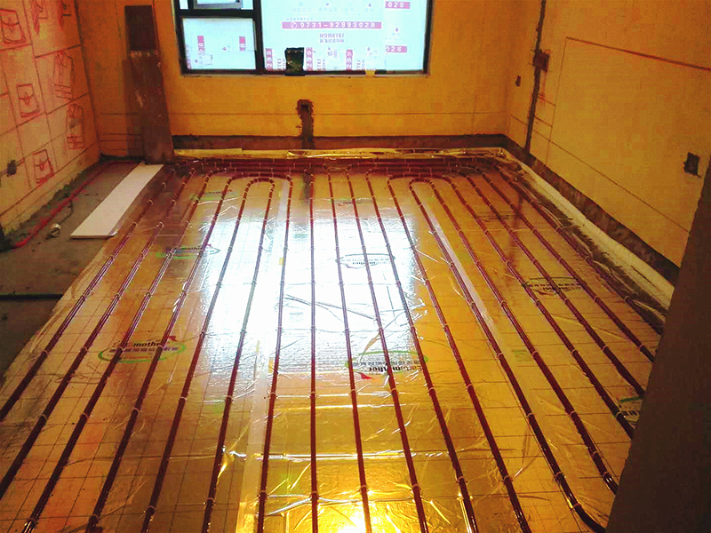 长沙云顶梅溪湖采暖施工案例图