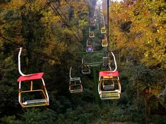 岳麓山观光索道图