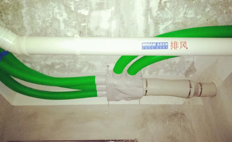 弘跃暖通施工案例百朗新风篇|长沙德润小区南区家庭新风