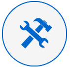 现场整理工具并摆放整齐